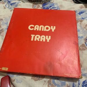 This candy tray was never used it is 49 years old